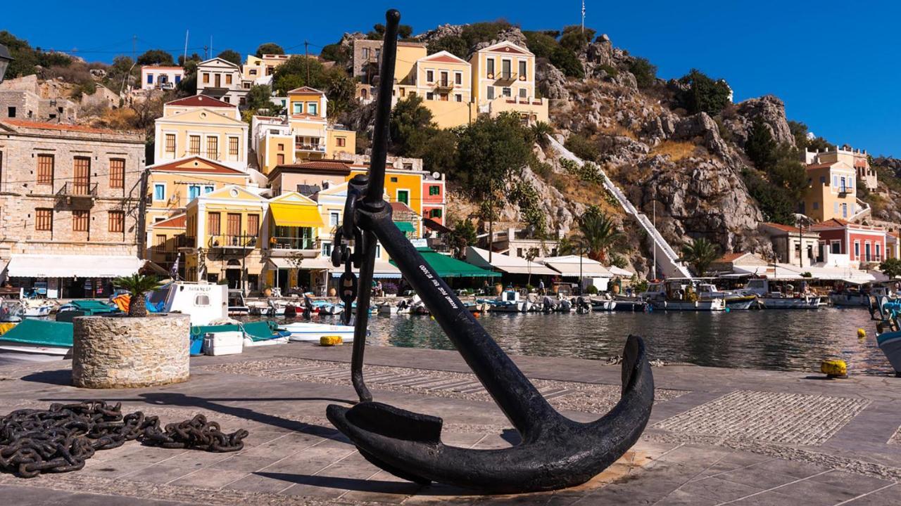 Green Symi Apartment Bagian luar foto