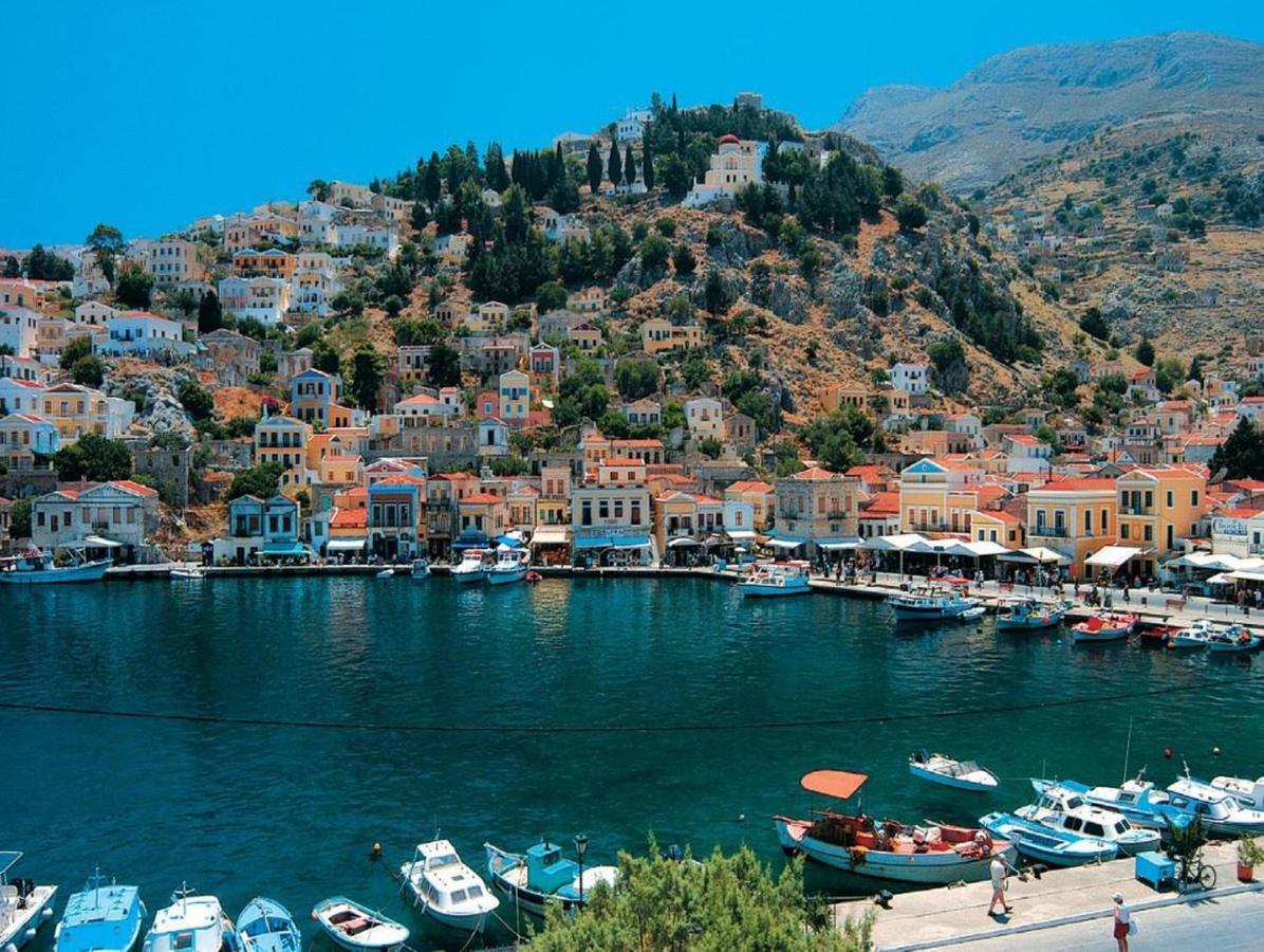 Green Symi Apartment Bagian luar foto
