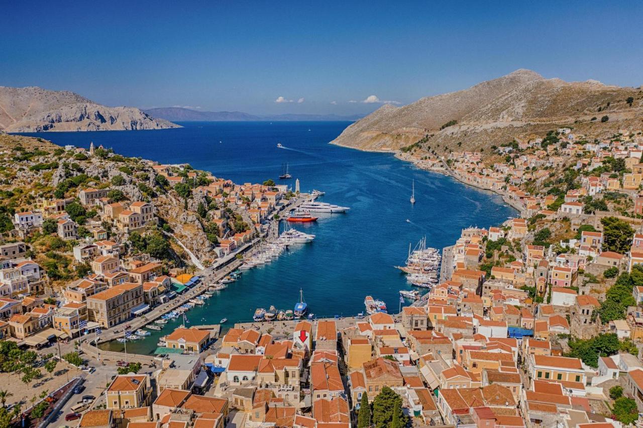 Green Symi Apartment Bagian luar foto
